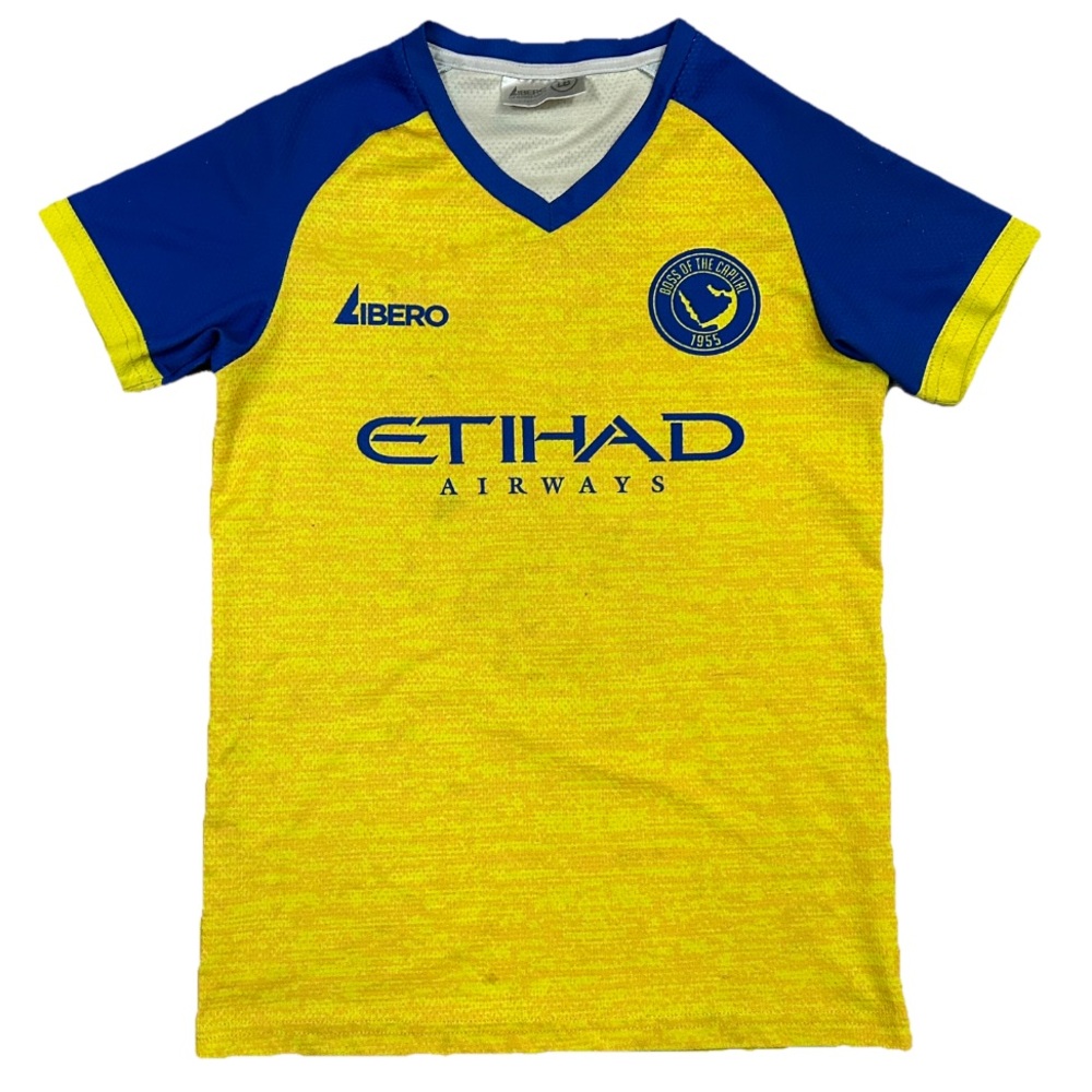 Al-Nassr FC Ronaldo 7 Home Concept Soccer Jersey Youth Large 14/16 Libero EUC